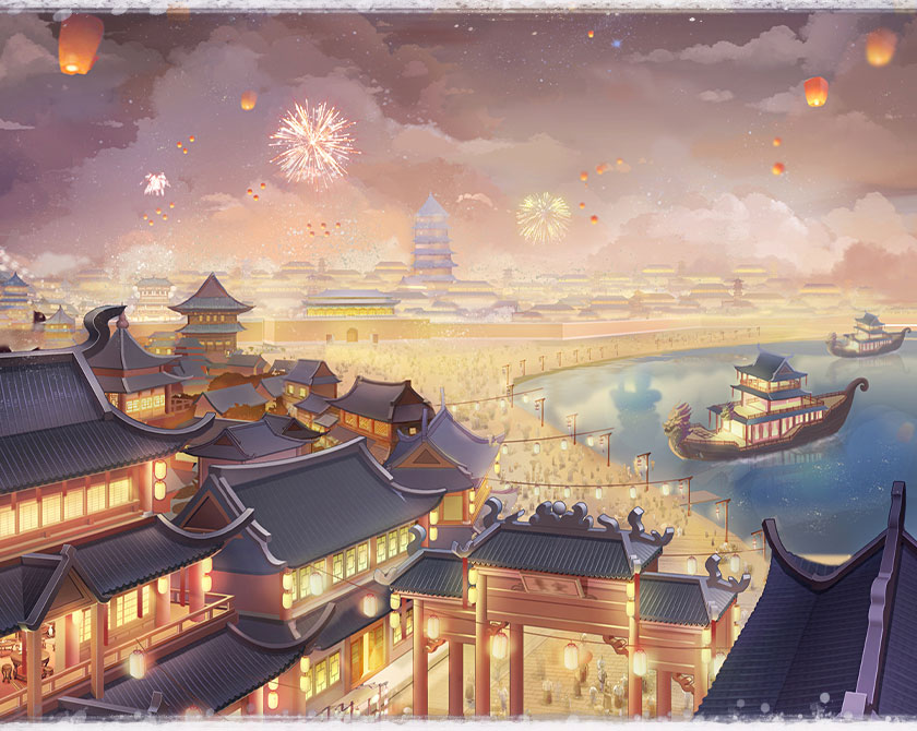 灯火城阙